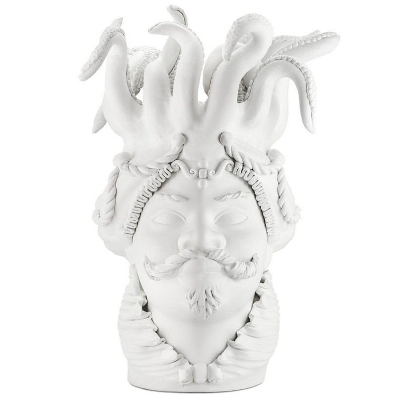 Ваза Vase Moro Man Tentacles Белый в Саратове | Loft Concept 