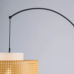 Торшер с декоративным поясом из плетеного бамбука Biuloggicu варинант исполнения - 3 | Loft Concept в Саратове