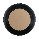 Зеркало круглое с текстурированным дизайном рамы Helios варинант исполнения - 3 | Loft Concept в Саратове