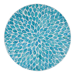 Столик с инкрустацией с перламутровым узором Flower Blue варинант исполнения - 2 | Loft Concept в Саратове