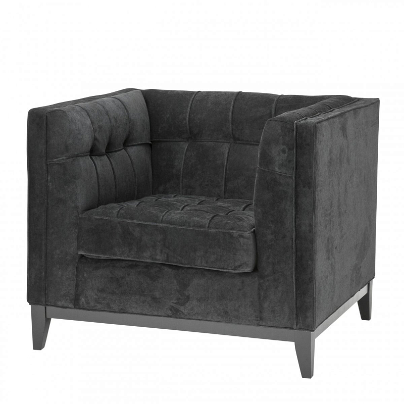 Кресло Eichholtz Chair Aldgate Black Черный в Саратове | Loft Concept 
