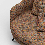 Мебельная ткань Шенилл терракотовый цвет 142 см T4-58 варинант исполнения - 4 | Loft Concept в Саратове