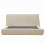 Кровать со съемным бежевым чехлом из ткани букле White Boucle Collection варинант исполнения - 3 | Loft Concept в Саратове