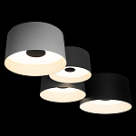 Потолочный светильник с 4-мя цилиндрическими абажурами белого серого и черного цвета Urban Dome варинант исполнения - 4 | Loft Concept в Саратове