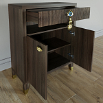 Комод Elsa Dreams Walnut Двухстворчатый  варинант исполнения - 1 | Loft Concept в Саратове