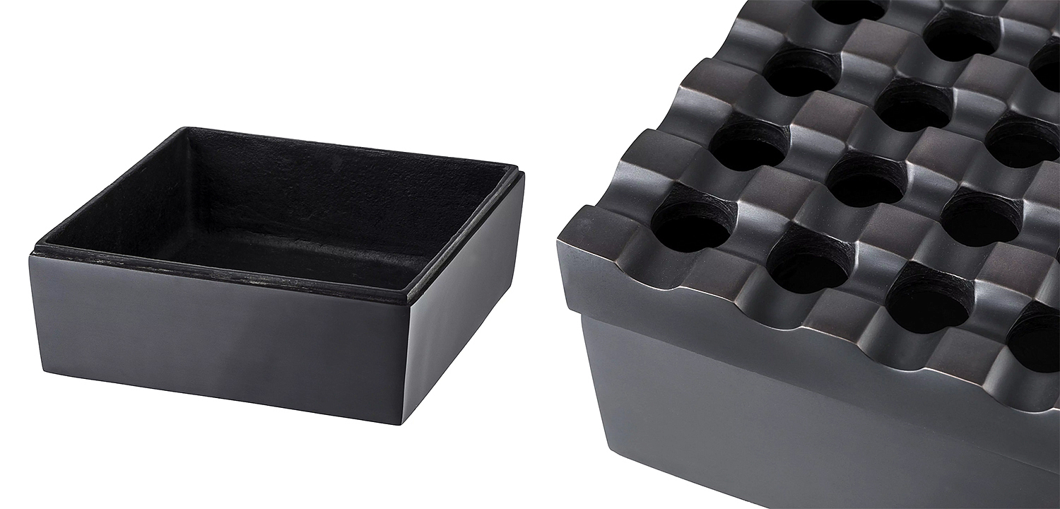 Пепельница Eichholtz Ashtray Deluxe Bronze Пепельница Eichholtz Ashtray Deluxe Bronze - Loft-Concept в Саратове