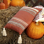 Подушка декоративная с вышивкой и кисточками Ethnic mix варинант исполнения - 5 | Loft Concept в Саратове