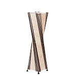 Торшер из перламутра на металлическом каркасе Indonesian Wave варинант исполнения - 3 | Loft Concept в Саратове