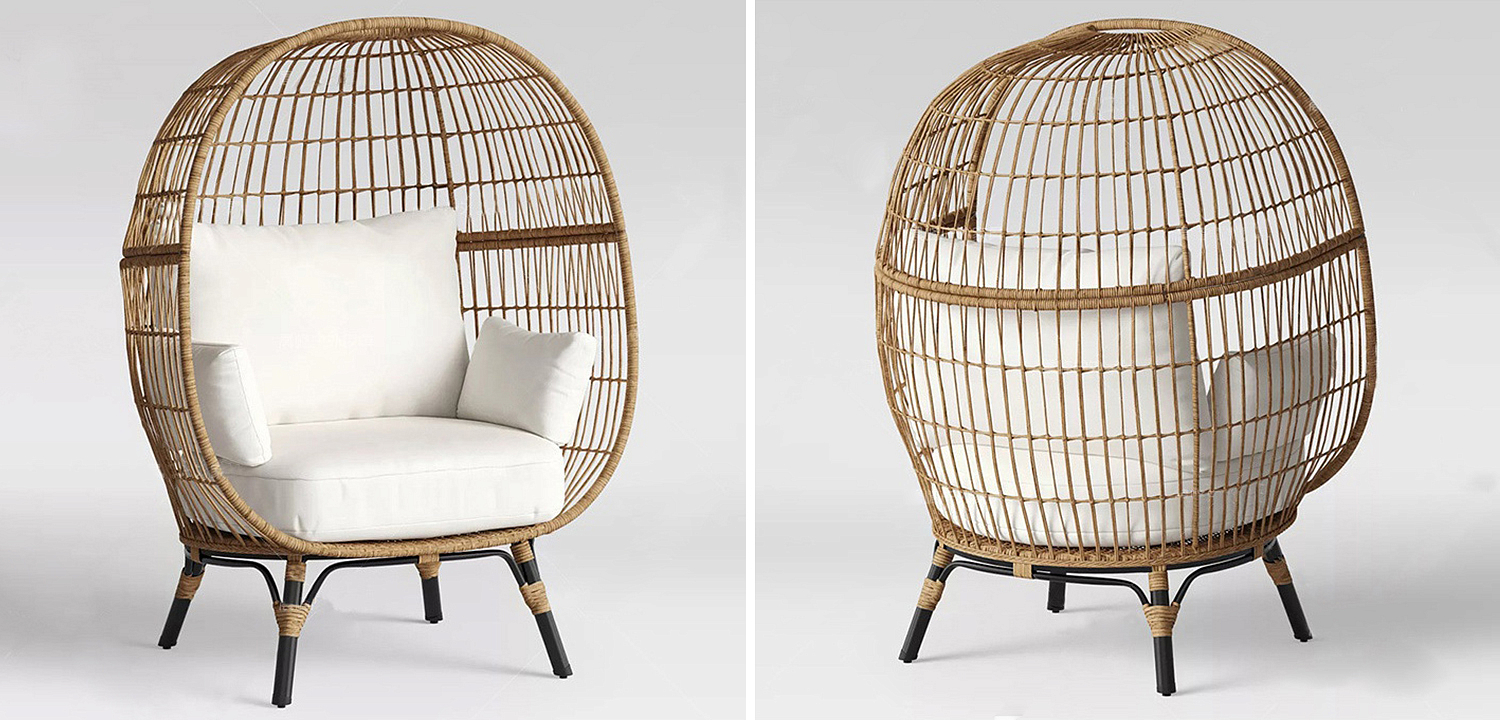 Плетеное кресло Myah Wicker Armchair Плетеное кресло Myah Wicker Armchair - Loft-Concept в Саратове