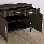 Буфет Primo с двумя ящиками и двумя фасадами шпон орех варинант исполнения - 4 | Loft Concept в Саратове