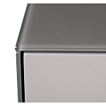 Комод со стеклянной столешницей и с выдвижными ящиками Minimalist Accent варинант исполнения - 5 | Loft Concept в Саратове