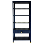 Стеллаж Elsa Dreams Blue со стеклянными полками и ящиком варинант исполнения - 7 | Loft Concept в Саратове