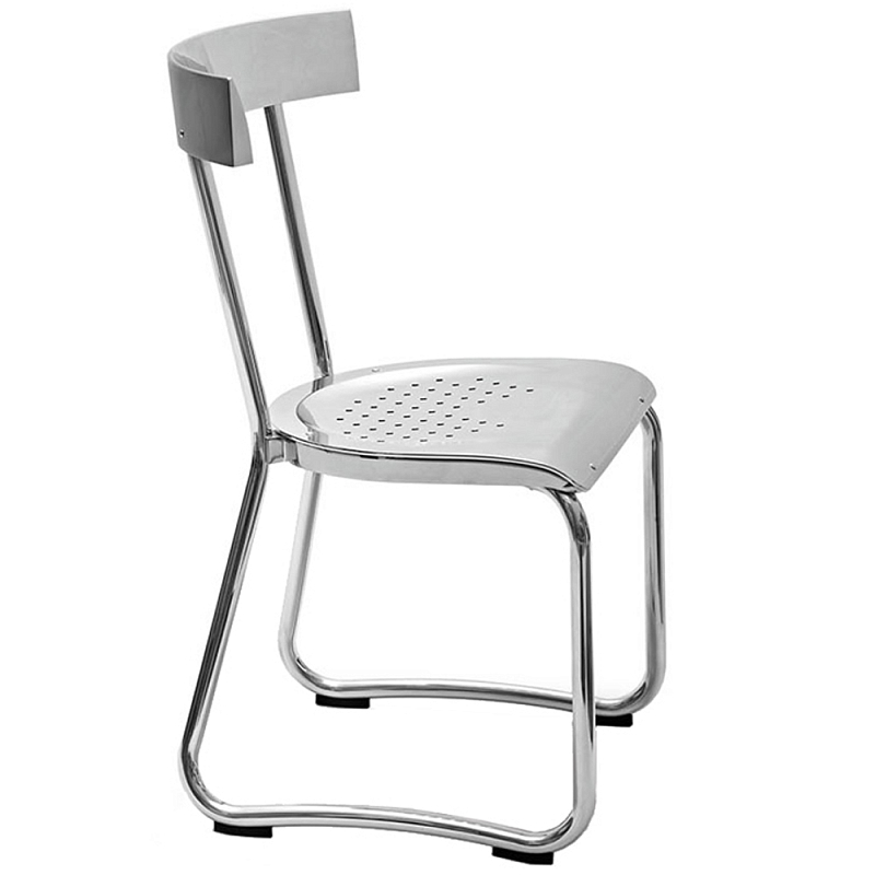 Дизайнерский стул из алюминия Gio Ponti D.235.1 Chair Хром Дизайнерский стул из алюминия Gio Ponti D.235.1 Chair Хром в Саратове | Loft Concept