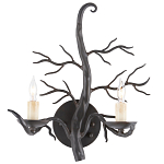 Бра черное в виде ствола дерева Branched Tree варинант исполнения - 2 | Loft Concept в Саратове