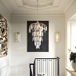 Бра настенное высокое из стеклянных трубочек Gladia варинант исполнения - 3 | Loft Concept в Саратове