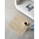 Столик приставной с квадратной столешницей Textured Cream Table варинант исполнения - 5 | Loft Concept в Саратове