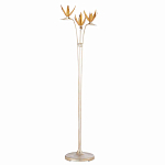 Торшер с 3-мя плафонами в виде цветов Golden Bird of Paradise варинант исполнения - 3 | Loft Concept в Саратове