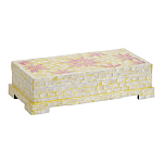 Шкатулка Oceane Bone Inlay Yellow варинант исполнения - 1 | Loft Concept в Саратове