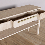 Дизайнерская Консоль с полкой и ящиком Primo Светлый дуб варинант исполнения - 5 | Loft Concept в Саратове