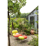 Дизайнерское разноцветное кресло на металлическом каркасе с подставкой для ног Poltronova Plasma Armchair варинант исполнения - 9 | Loft Concept в Саратове