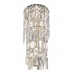 Бра с каскадом из прозрачного хрусталя и корпусом из металла цвета хром Constant Sparks варинант исполнения - 2 | Loft Concept в Саратове