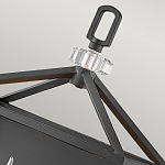 Бра в черном цвете с двумя лампами в форме свечи и стеклянными элементами Hinkley варинант исполнения - 2 | Loft Concept в Саратове