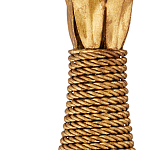 Люстра золотая с декором в виде перьев Bunch of Feathers варинант исполнения - 2 | Loft Concept в Саратове