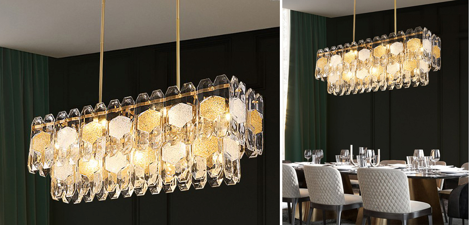 Люстра Oswalda Linear Chandelier Люстра Oswalda Linear Chandelier - Loft-Concept в Саратове