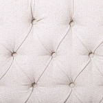 Кровать двуспальная светло-бежевая с основанием из массива дуба с мягким изголовьем Flax Beds варинант исполнения - 4 | Loft Concept в Саратове