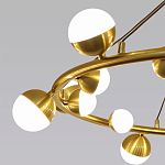 Люстра подвесная светодиодная с плафонами в форме шара Italian Globe Cedar Moss Light варинант исполнения - 3 | Loft Concept в Саратове