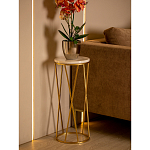 Столик дизайнерский Beige marble варинант исполнения - 4 | Loft Concept в Саратове