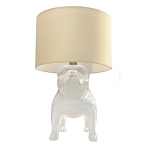 Настольная лампа COLLECTION OF DOGS с абажуром Бульдог варинант исполнения - 2 | Loft Concept в Саратове