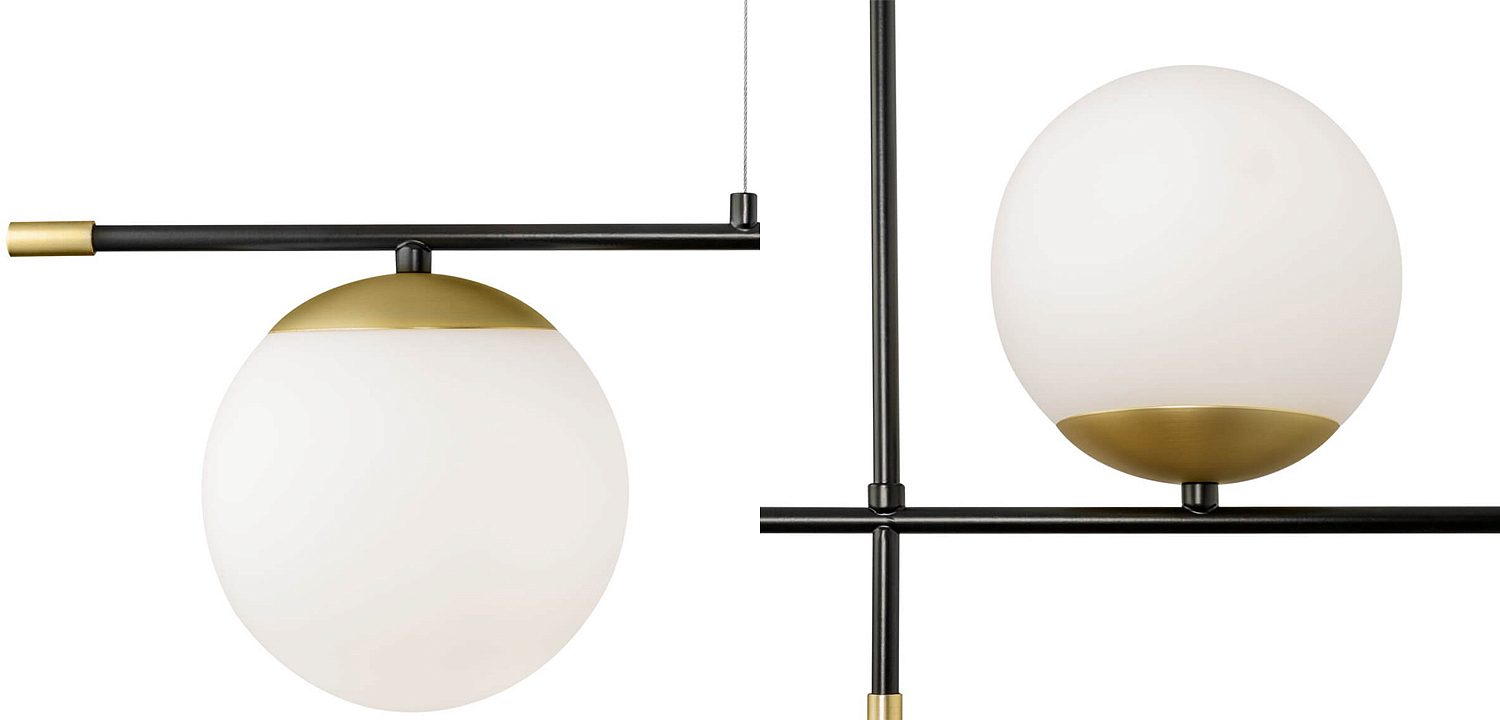 Светильник Spike Two Balls Hanging Lamp Светильник Spike Two Balls Hanging Lamp - Loft-Concept в Саратове