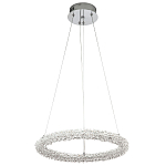 Кольцевая люстра с хрустальным декором Gilbertine Crystal Ring Chandelier варинант исполнения - 2 | Loft Concept в Саратове