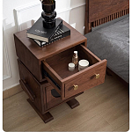 Тумбочка прикроватная с ящиком и дверцей Робот Robot Desk варинант исполнения - 6 | Loft Concept в Саратове