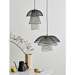 Подвесной светильник Black Grey Mesh Tube Lampshade Hanging Lamp варинант исполнения - 6 | Loft Concept в Саратове