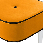 Квадратный мягкий пуф на белых ножках Winton Pouf Square варинант исполнения - 24 | Loft Concept в Саратове