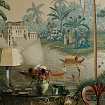 Обои ручная роспись River Scenes of Bengal Kolkata варинант исполнения - 5 | Loft Concept в Саратове