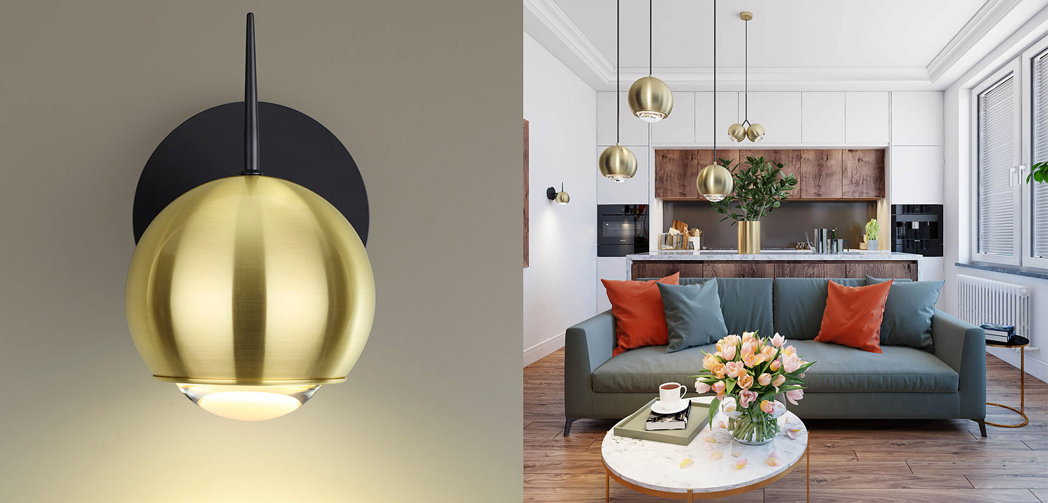 Бра Ivor Sconce Gold Бра Ivor Sconce Gold - Loft-Concept в Саратове