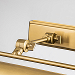 Светильник для картин цвета состаренная латунь с широким плафоном на прямоугольном основании Elstead Lighting варинант исполнения - 9 | Loft Concept в Саратове