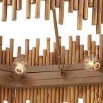 Люстра с абажуром из ротанга Wicker Furniture варинант исполнения - 2 | Loft Concept в Саратове