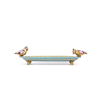 Блюдо фарфоровое Экзотические птички Vivole варинант исполнения - 2 | Loft Concept в Саратове