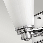 Бра для ванных комнат с белыми стеклянными конусными плафонами Hinkley варинант исполнения - 8 | Loft Concept в Саратове