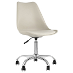Офисный стул на металлическом основании EGGERY Beige варинант исполнения - 1 | Loft Concept в Саратове