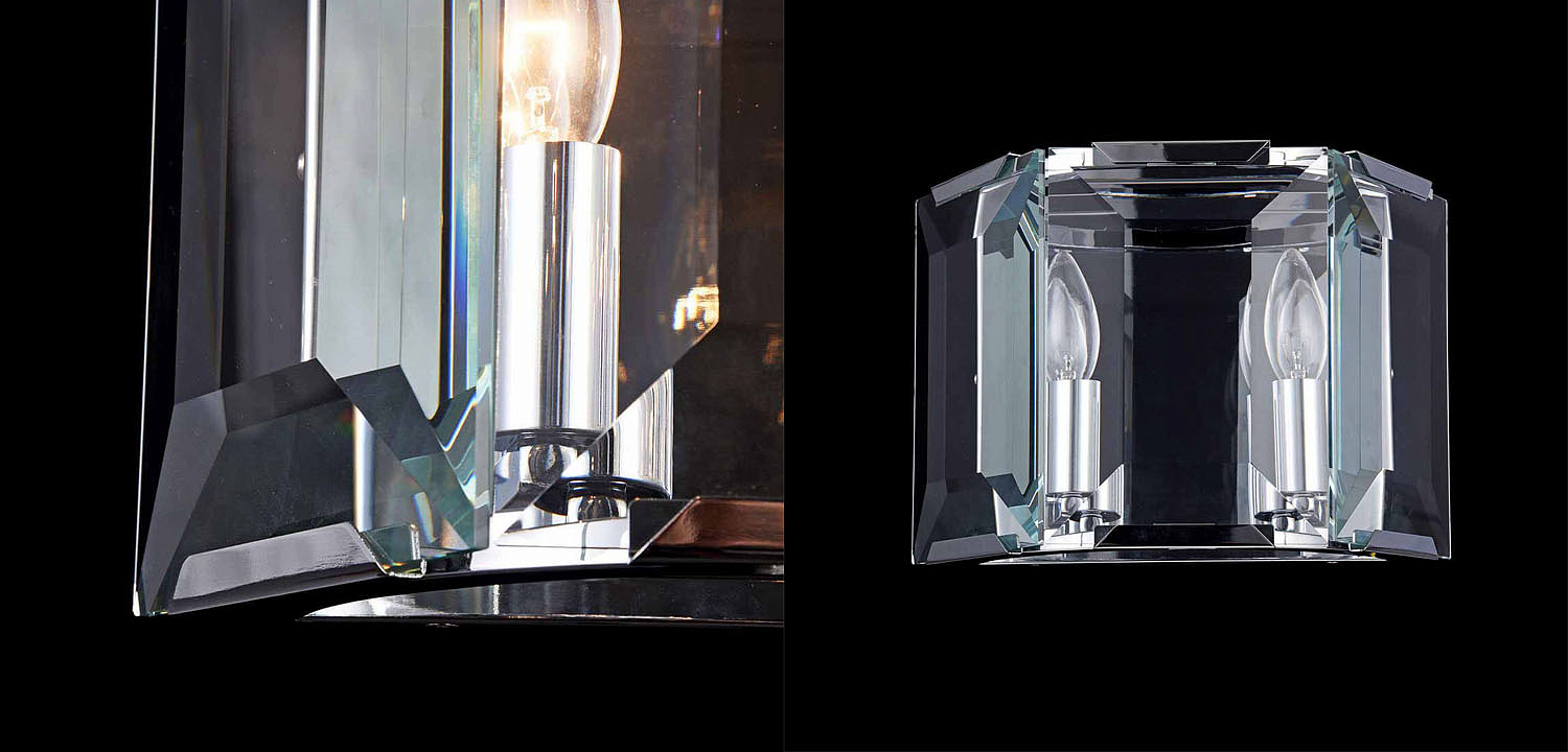 Бра Lari Harlow Crystal Round chrome Бра Lari Harlow Crystal Round chrome - Loft-Concept в Саратове