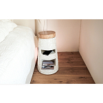 Керамический столик с деревянной столешницей "Пешка" варинант исполнения - 1 | Loft Concept в Саратове