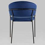 Стул в велюре синего цвета Horizon варинант исполнения - 4 | Loft Concept в Саратове
