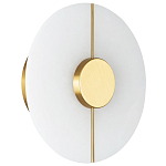 Бра с плафоном из камня в форме диска Buccio Stone Disk Wall Lamp варинант исполнения - 1 | Loft Concept в Саратове