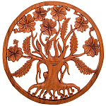 Панно из дерева Foliage Panel With Trees варинант исполнения - 1 | Loft Concept в Саратове