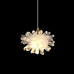 Подвесной светильник с натуральным горным хрусталем Crystal Shimmer варинант исполнения - 2 | Loft Concept в Саратове